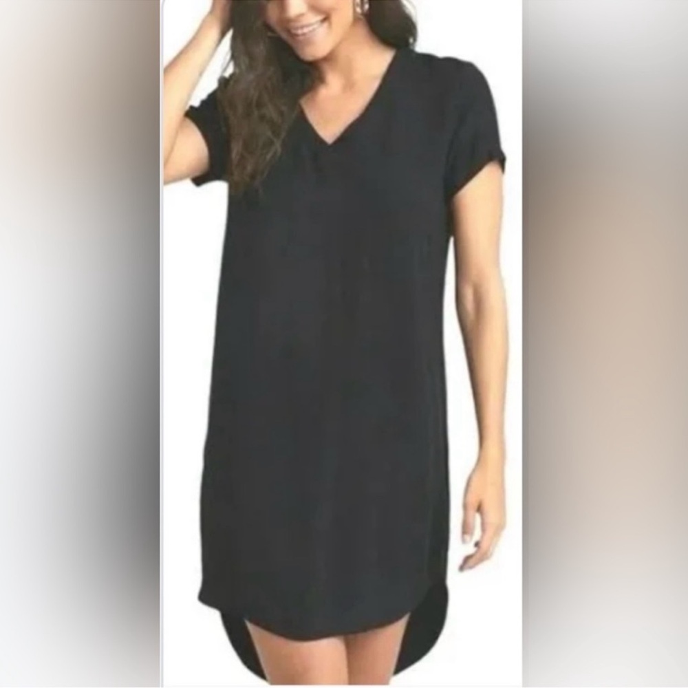 Cloth & Stone small black t-shirt dress EUC